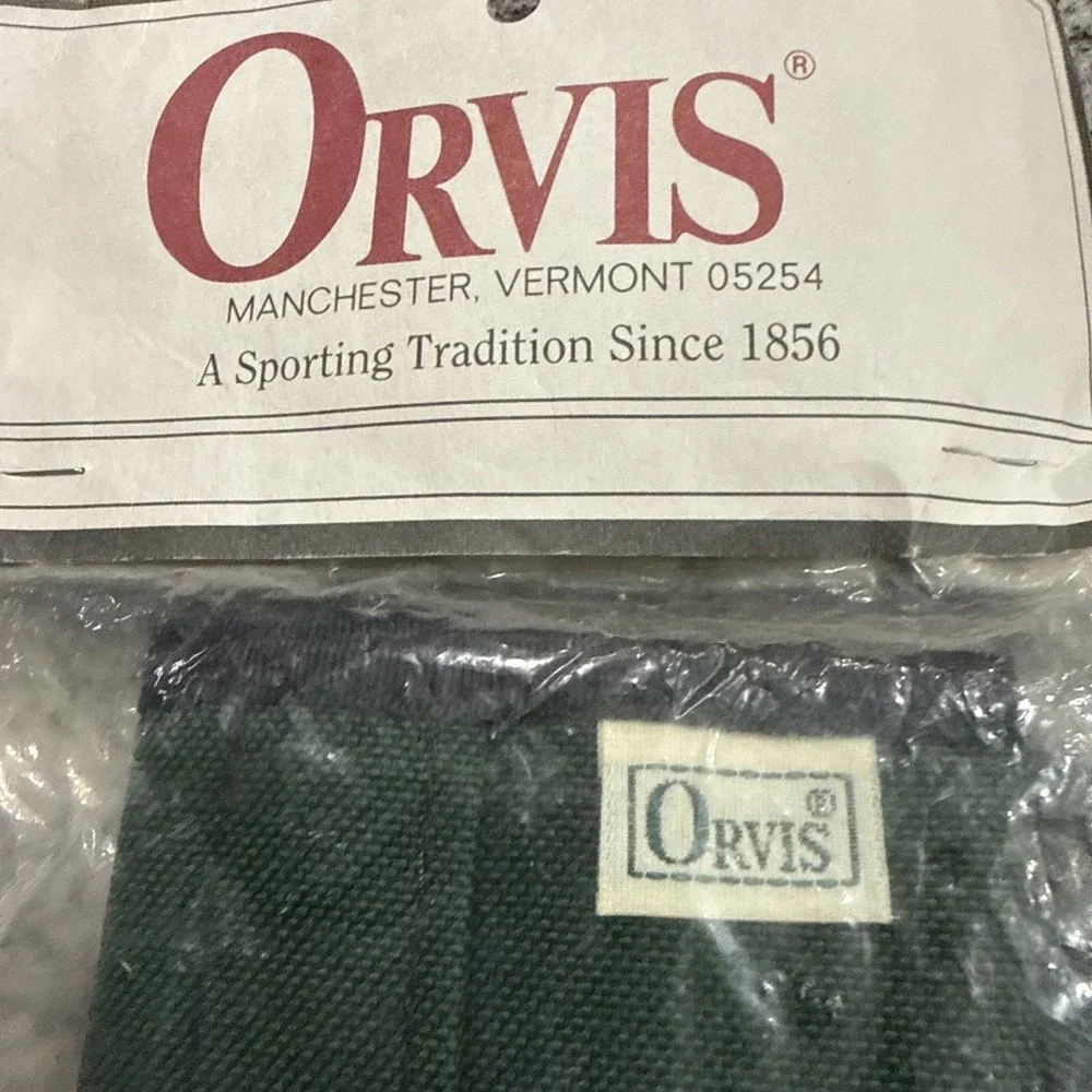 Orvis‎ Wader Belt With Pouch Green Canvas New Old Stock